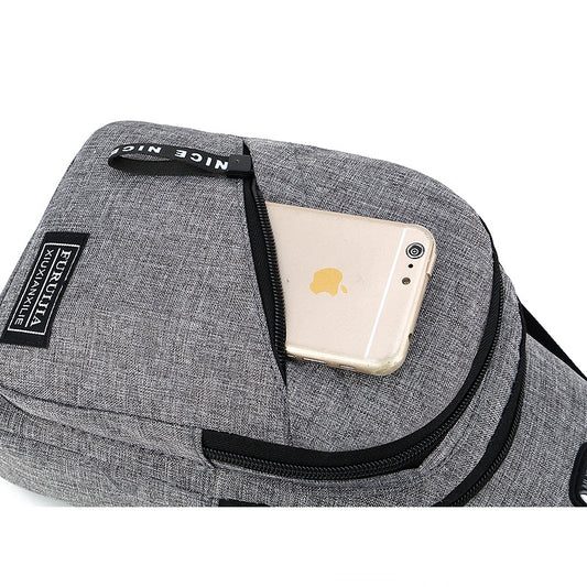 Bolsa Mensajera Estilo Coreano para Hombre - Tela Oxford Casual - Image 2