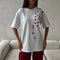 Playera Casual para Mujer con Bordado Love