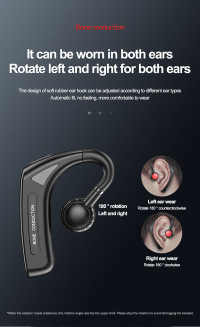 Auriculares Bluetooth de Conducción Ósea - Diseño Ergonómico sin Inserción - Image 23