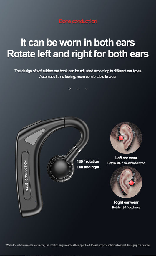 Auriculares Bluetooth de Conducción Ósea - Diseño Ergonómico sin Inserción - Image 23