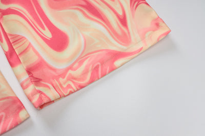 Pantalones Estampados Holgados Acampanados para Mujer - Image 20