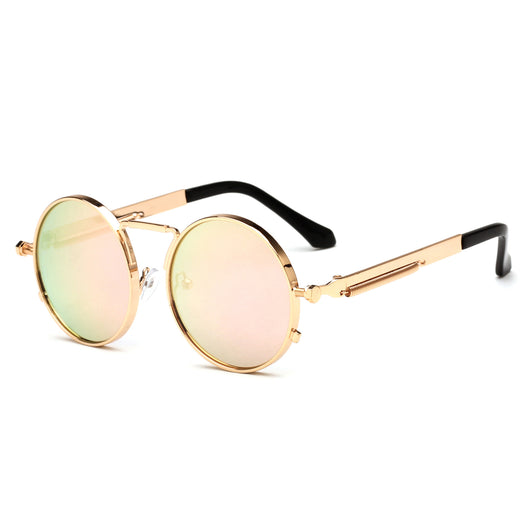 Gafas de Sol Redondas Punk con Resorte para Hombre y Mujer - Image 13