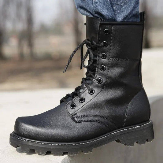 Botas Tácticas Militares con Punta de Acero - Calzado de Seguridad Profesional