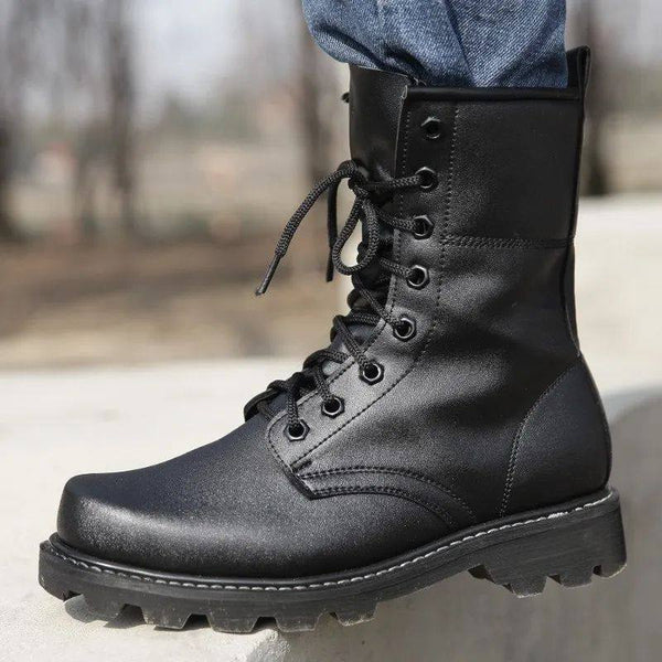 Botas Tácticas Militares con Punta de Acero - Calzado de Seguridad Profesional