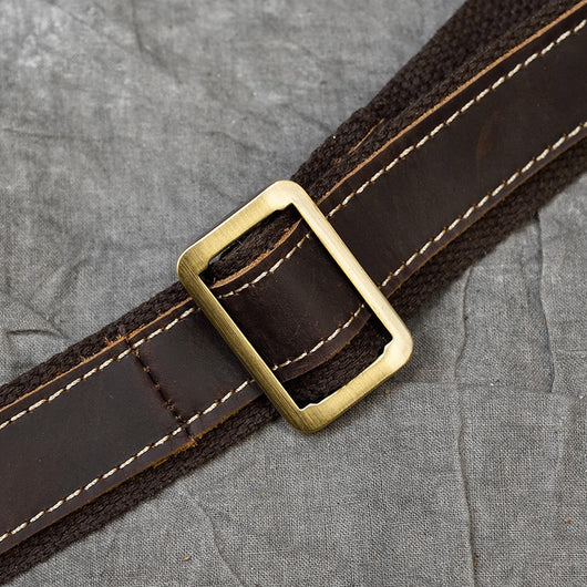 Bolso de Cuero Genuino para Hombre con Bandolera Simple - Image 10