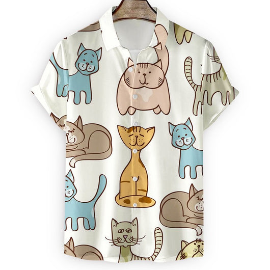 Camisa Masculina Otoñal con Estampado Floral - Image 12