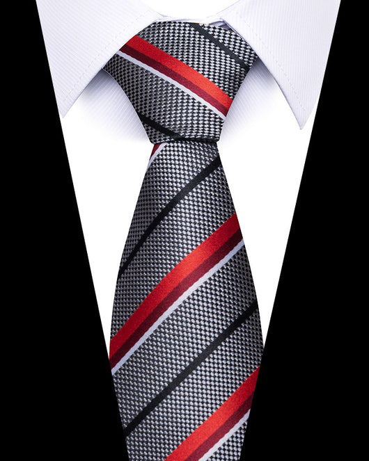 Corbata Ejecutiva a Rayas 8cm - Elegancia Profesional - Image 37