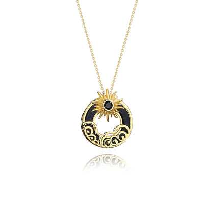 Collar de Pareja Sol y Luna en Plata Esterlina - Cadena de Clavícula - Image 7
