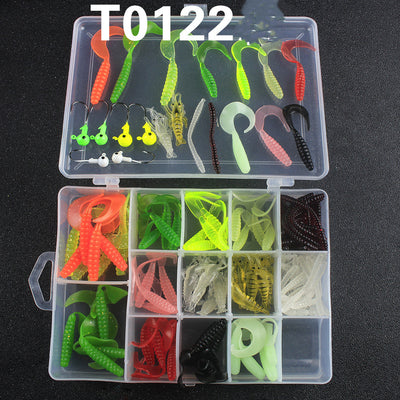 Kit Completo de Pesca Texas con Anzuelos Plomados y Cebos Suaves - Image 14