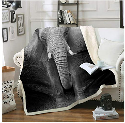 Manta Compuesta Doble Capa Estampada para el Hogar - Image 2