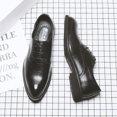 Zapatos de Cuero Casual Estilo Coreano con Altura Aumentada para Hombre - Image 19