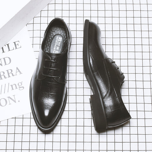 Zapatos de Cuero Casual Estilo Coreano con Altura Aumentada para Hombre - Image 19