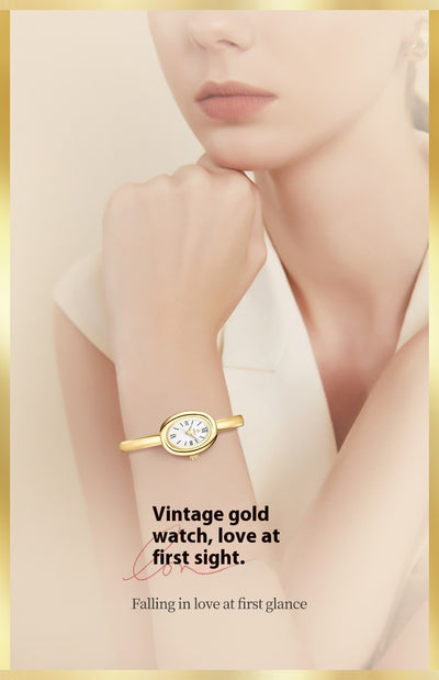 Reloj de Cuarzo Ovalado Retro Multifuncional para Mujer - Image 28