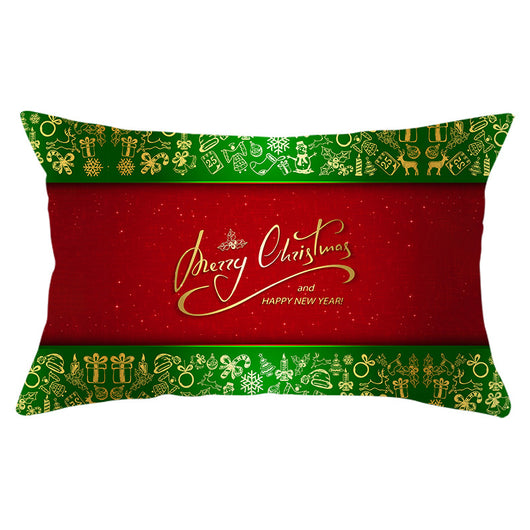 Funda de Almohada Navideña Serie Verde con Estampado Piel de Melocotón - Image 31