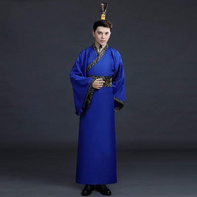 Traje Tang Primavera Otoño - Ropa Tradicional China para Hombre - Image 9