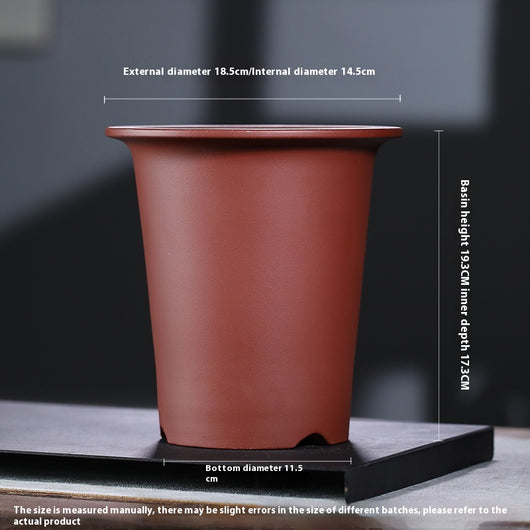 Maceta Decorativa de Arena Púrpura para Plantas de Escritorio - Image 5