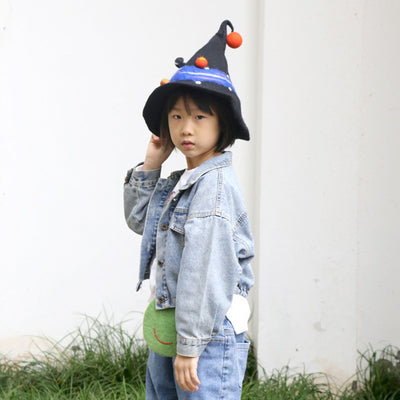 Gorro Harajuku Halloween Estrellado Azul y Negro Estilo Urbano - Image 8