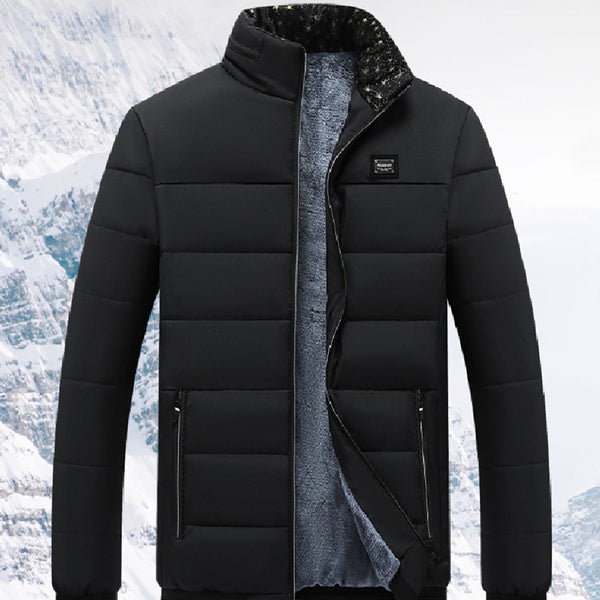 Chaqueta Acolchada de Algodón con Forro Polar para Hombre