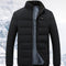 Chaqueta Acolchada de Algodón con Forro Polar para Hombre