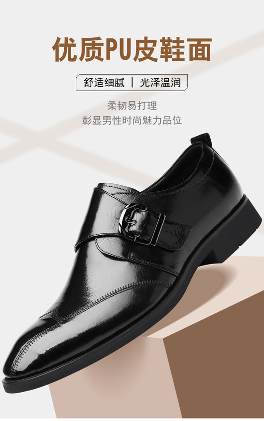 Zapatos de Cuero Casuales para Hombre con Hebilla y Bordado Termocrómico - Image 22