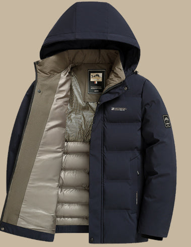 Chaqueta Acolchada Térmica con Forro Polar Grueso