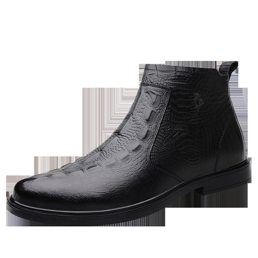 Botas de Invierno para Hombre - Cuero Alto con Forro Térmico - Image 11