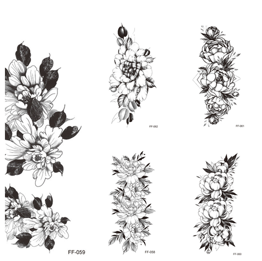 Tatuajes Temporales Floral Impermeables - Diseños Delicados y Duraderos - Image 11