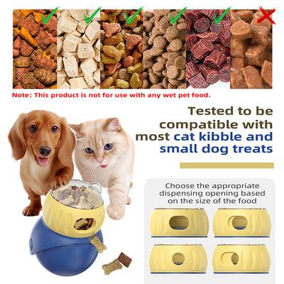 Juguete Interactivo Búho Dispensador de Alimento para Gatos - Image 8