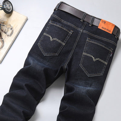 Jeans Hombre Corte Recto Suelto con Elastano - Image 7
