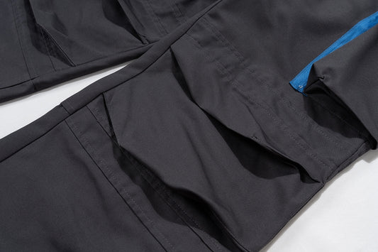 Pantalones Cargo Holgados con Bolsillos Múltiples y Detalles en Contraste - Image 2