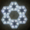 Luz Solar Empotrada Hexagonal para Jardín - Iluminación LED Impermeable