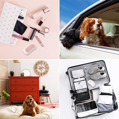 Cepillo Masajeador Eléctrico Portátil para Gatos y Perros - Rosa - Image 6