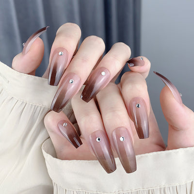 Uñas Postizas Diseño Tulipán Pintadas a Mano - Image 5