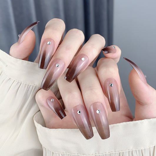 Uñas Postizas Diseño Tulipán Pintadas a Mano - Image 5