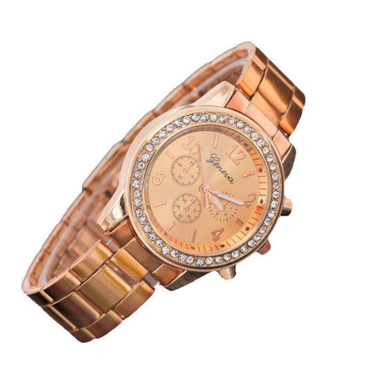 Reloj de Moda con Banda de Acero Aleado y Diamantes - Image 4