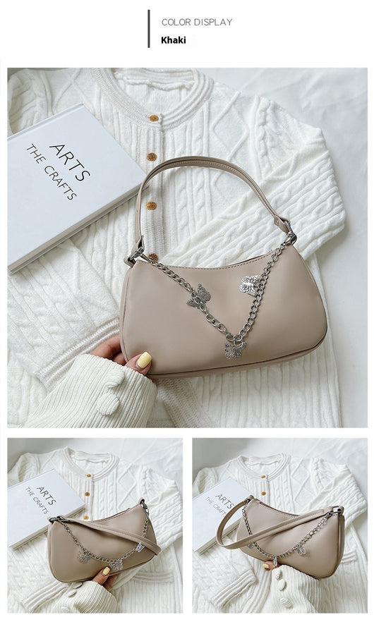 Bolso Bandolera Mariposa con Cadena - Cartera Versátil Comodidad Diaria - Image 22