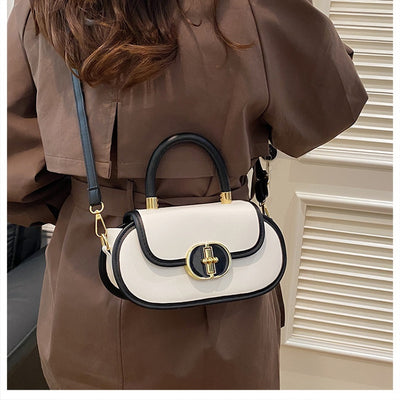 Bolso Tote Retro Premium Mate con Correa Cruzada Miniatura Redonda Otoño - Image 24