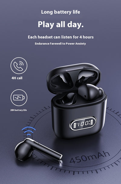 Auriculares Inalámbricos Bluetooth con Cancelación de Ruido y Pantalla Digital - Image 14