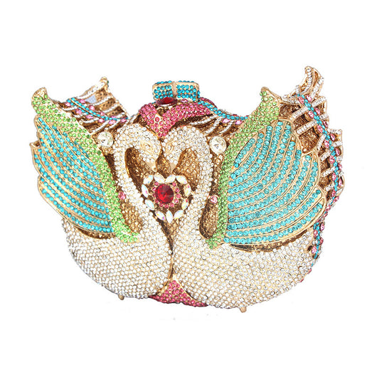 Bolso Pequeño Swan Moon con Lentejuelas y Diamantes - Image 5