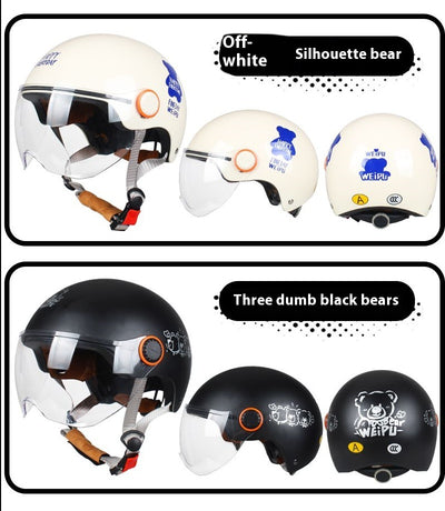 Casco Eléctrico con Protección Solar y Diseño Infantil Resistente al Viento - Image 27