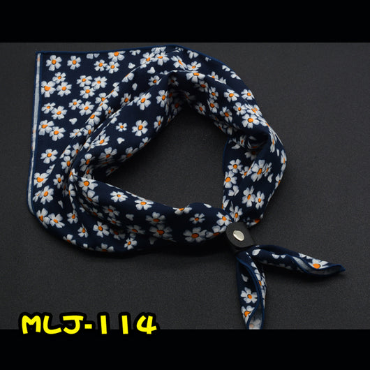 Pañuelo Retro Floral British de Moda Clásica - Image 34