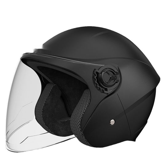 Casco de Moto Eléctrica con Aislamiento Térmico y Protección Contra el Viento - Image 5