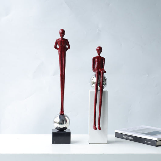 Adornos Metálicos Minimalistas Abstractos para Sala de Estar - Image 5