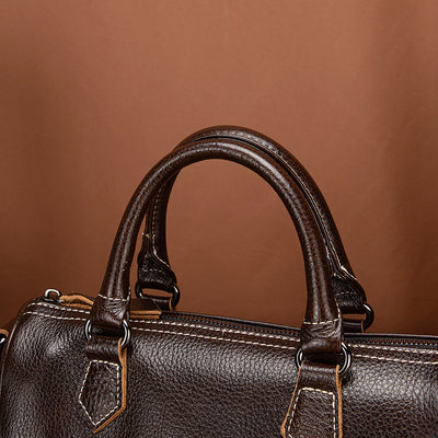 Bolso Retro de Cuero Genuino para Mujer - Diseño Casual y Portátil - Image 19