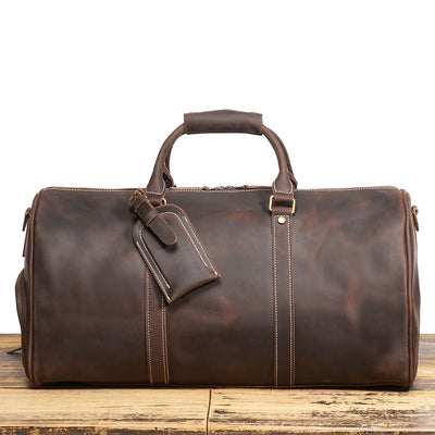 Bolsa de Viaje Primera Capa en Cuero Genuino para Hombre - Image 6