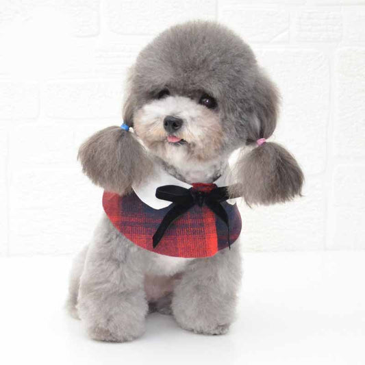 Pañoleta Elegante con Moño para Mascotas