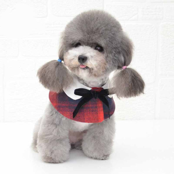 Pañoleta Elegante con Moño para Mascotas