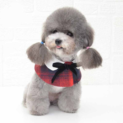 Pañoleta Elegante con Moño para Mascotas