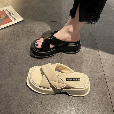 Pantuflas Retro de Tacón Grueso para Mujer - Comodidad y Estilo - Image 10