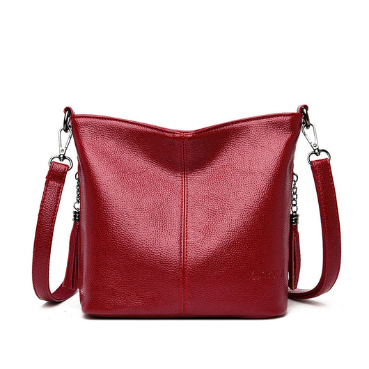 Bolso Bandolera Mujer de Gran Capacidad con Detalles de Borlas - Image 5